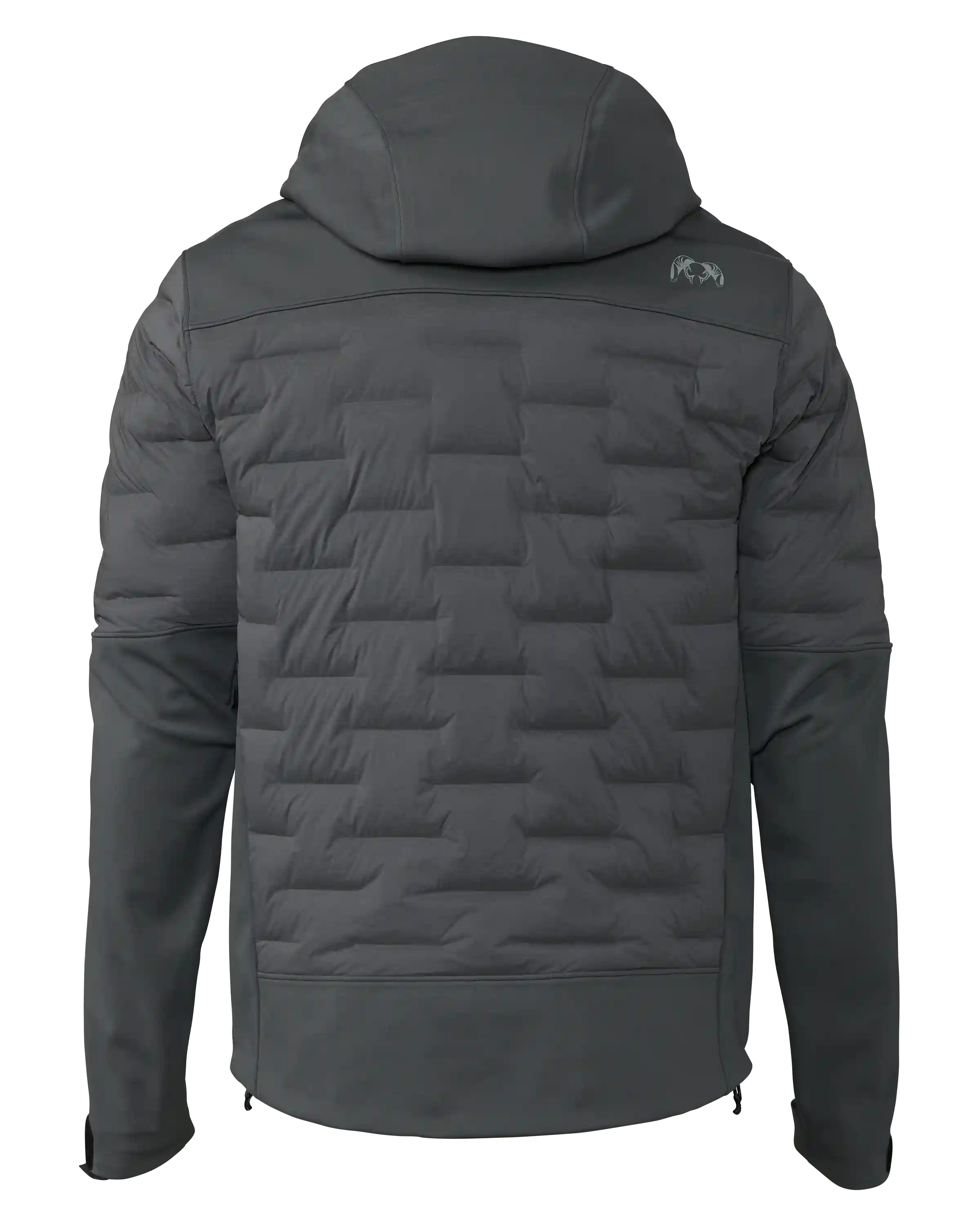 Alternative view of Axis Thermal Hybrid Hooded Jacket | Gunmetal