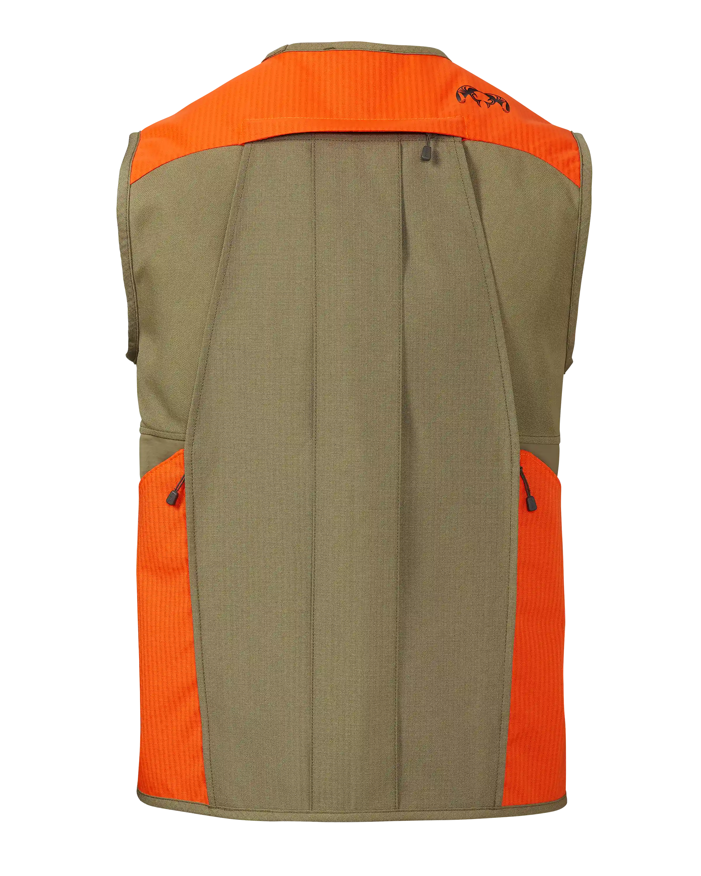 Alternative view of Core Upland Vest | Khaki/Blaze Orange