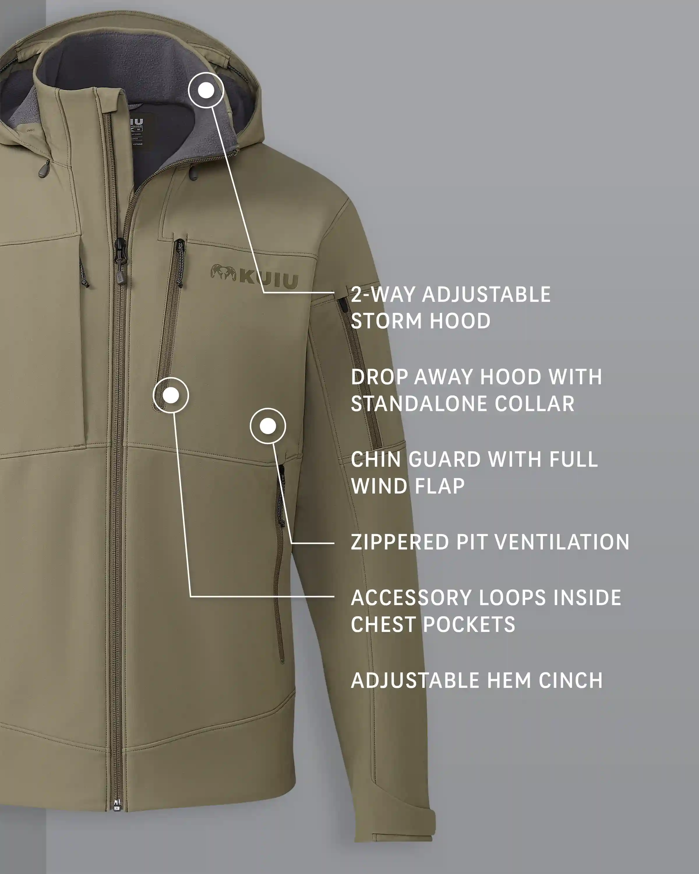 Alternative view of Guide PRO Hooded Jacket | Arctic Shadow