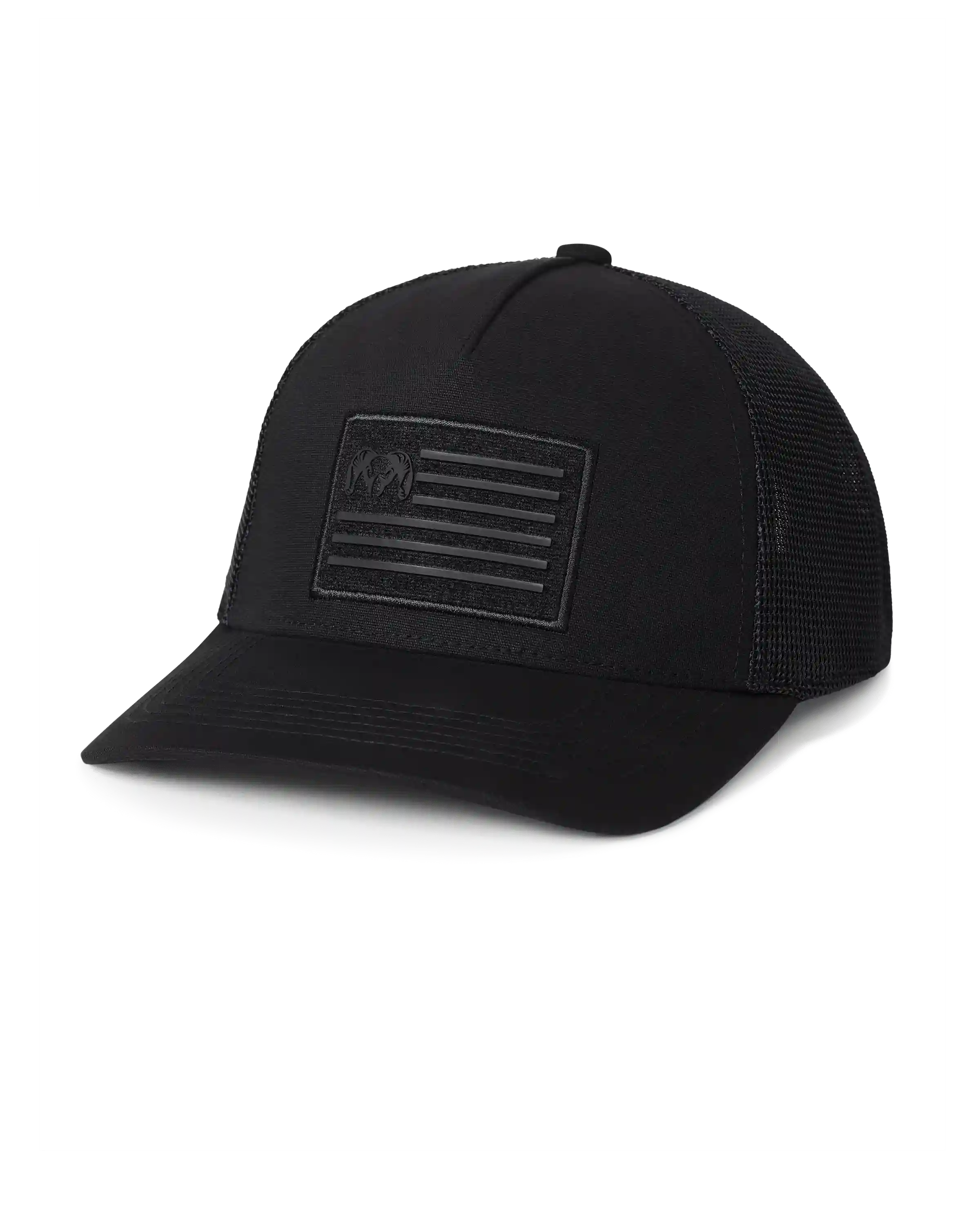 Welded Flag Patch Hat | Black/Black