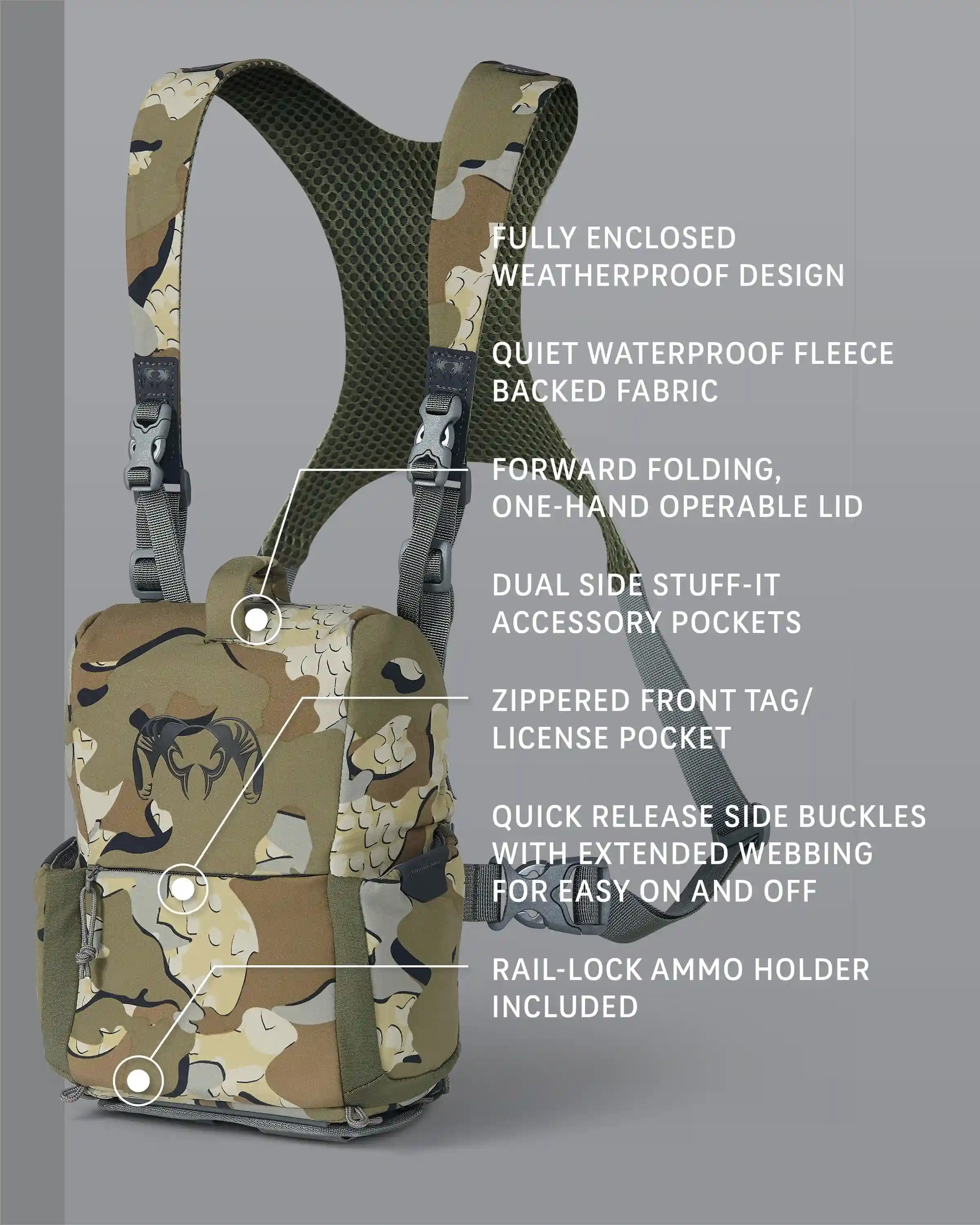 Alternative view of PRO G3 Bino Harness | Valo