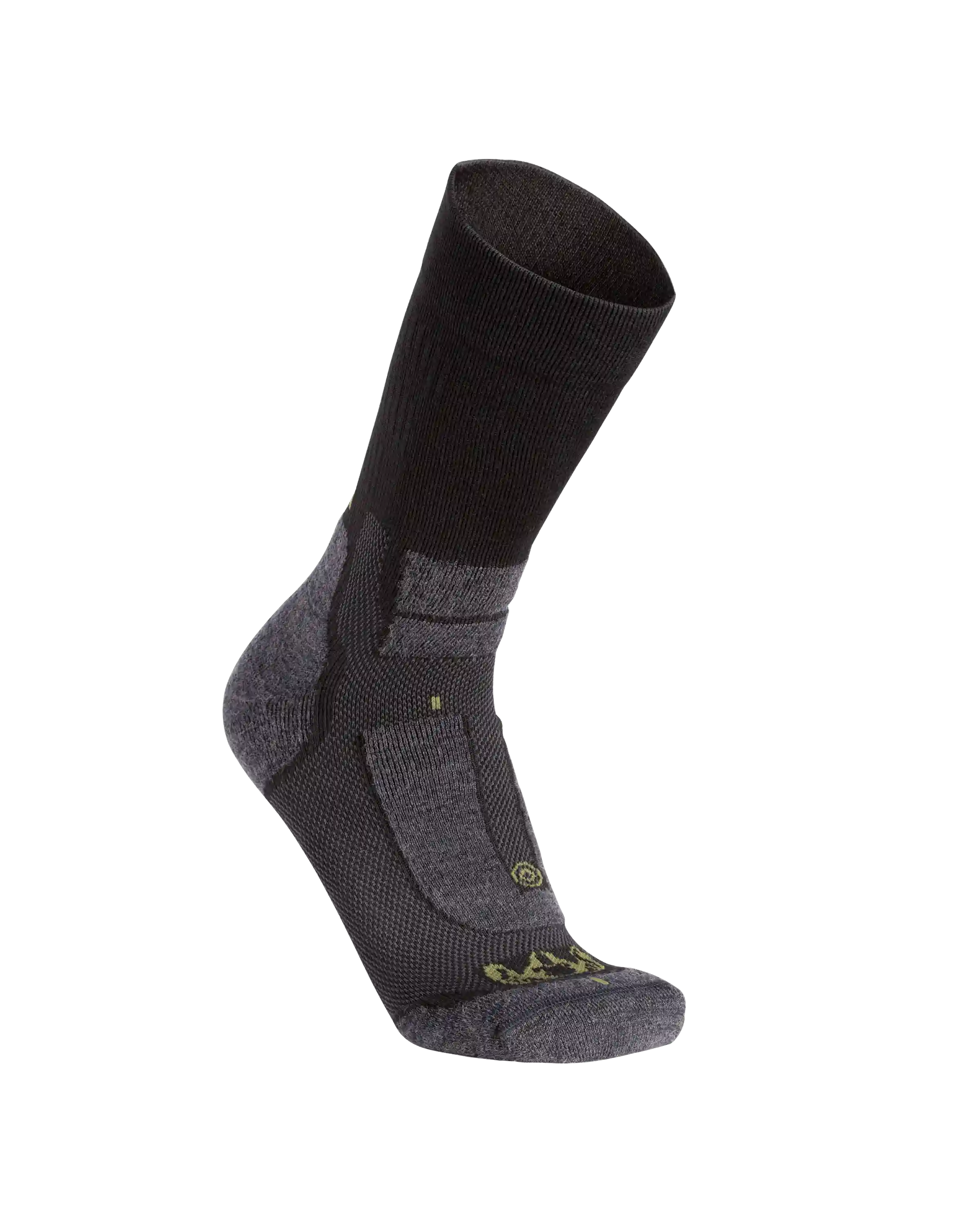 StrongWool Hybrid Crew Sock | Grey Green