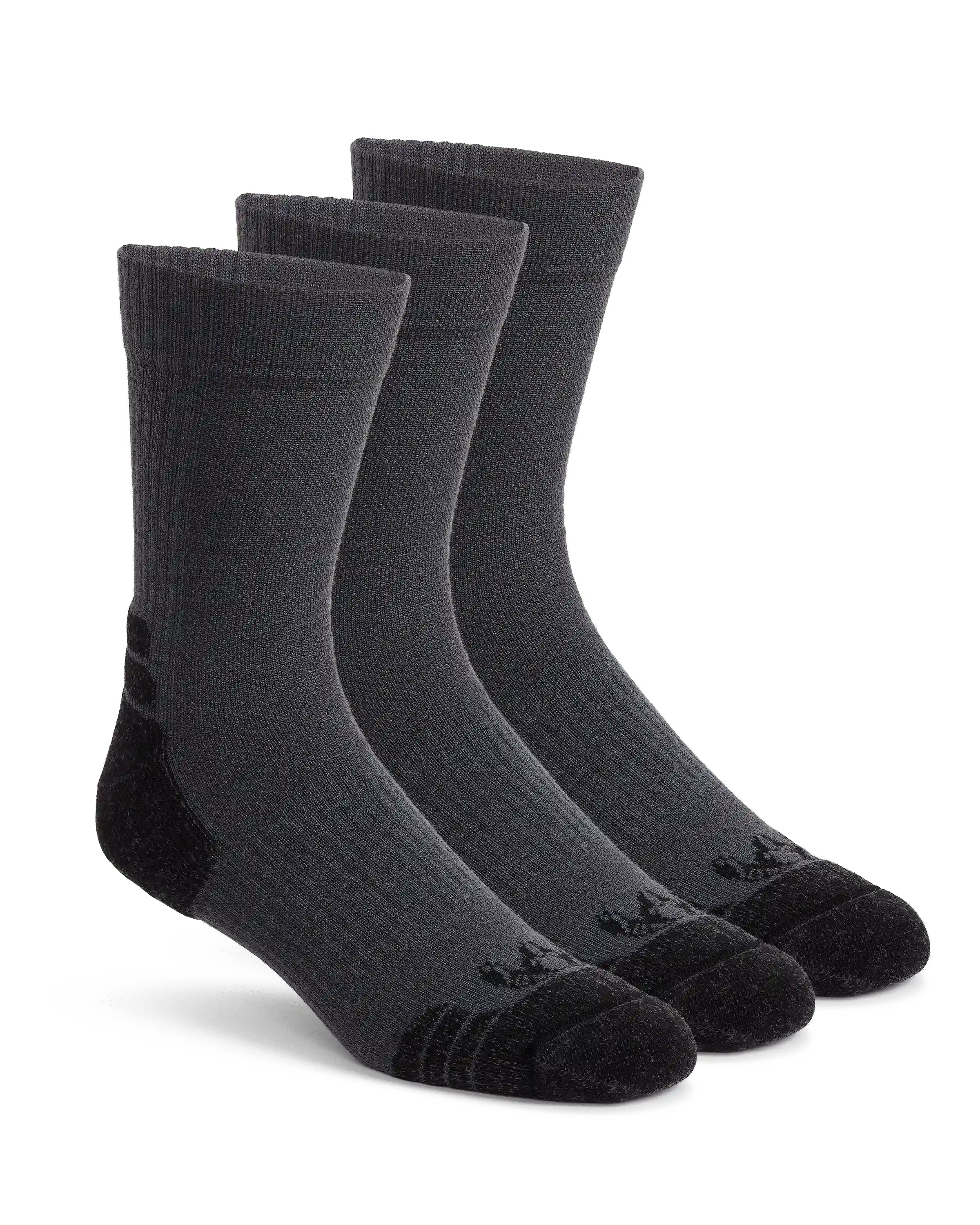 Merino Lightweight Performance Sock 3-Pair Pack | Gunmetal