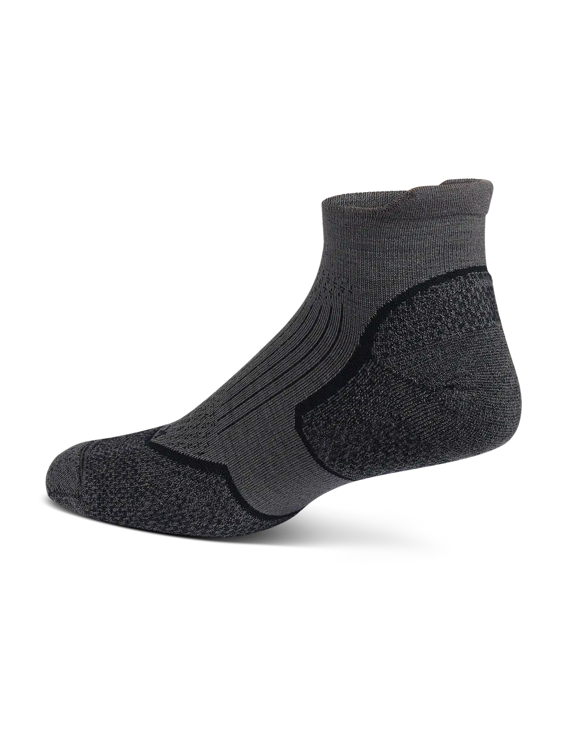 Alternative view of Merino 200N Lightweight Ankle Sock | Gunmetal