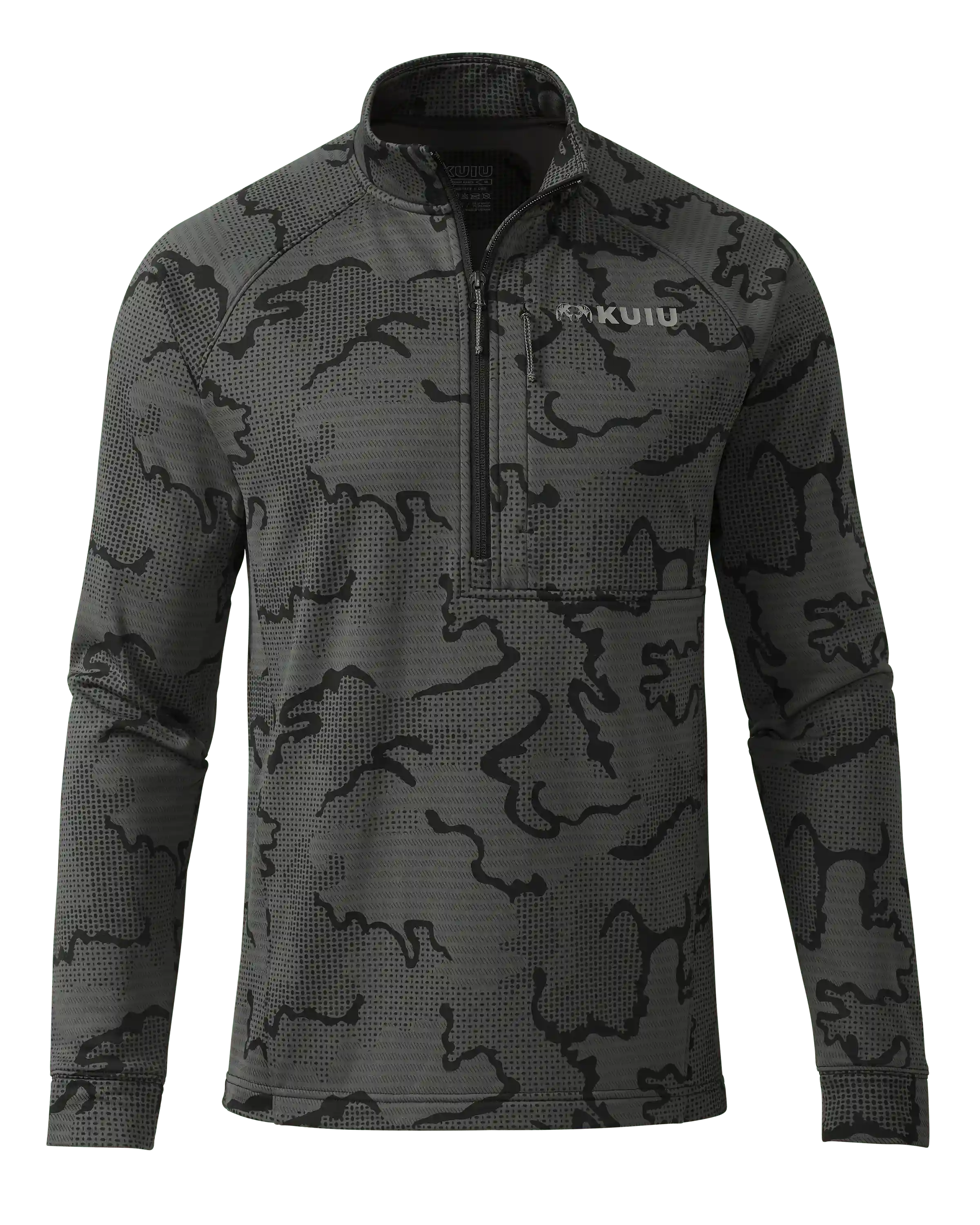 Ridgepoint Fleece Zip-T | Black Tonal