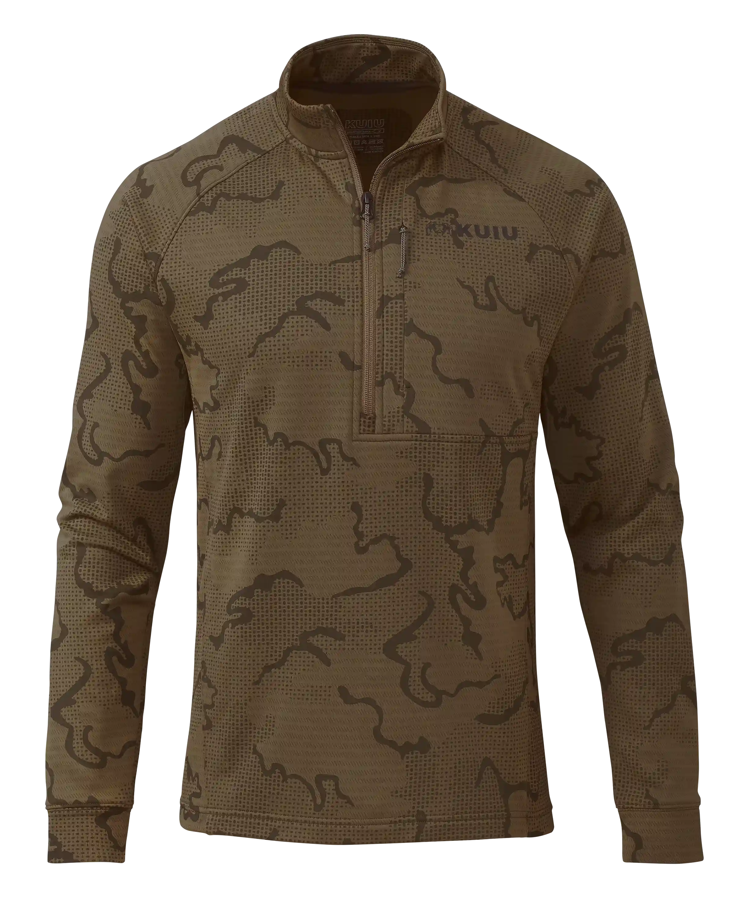 Ridgepoint Fleece Zip-T | Coyote Brown Tonal