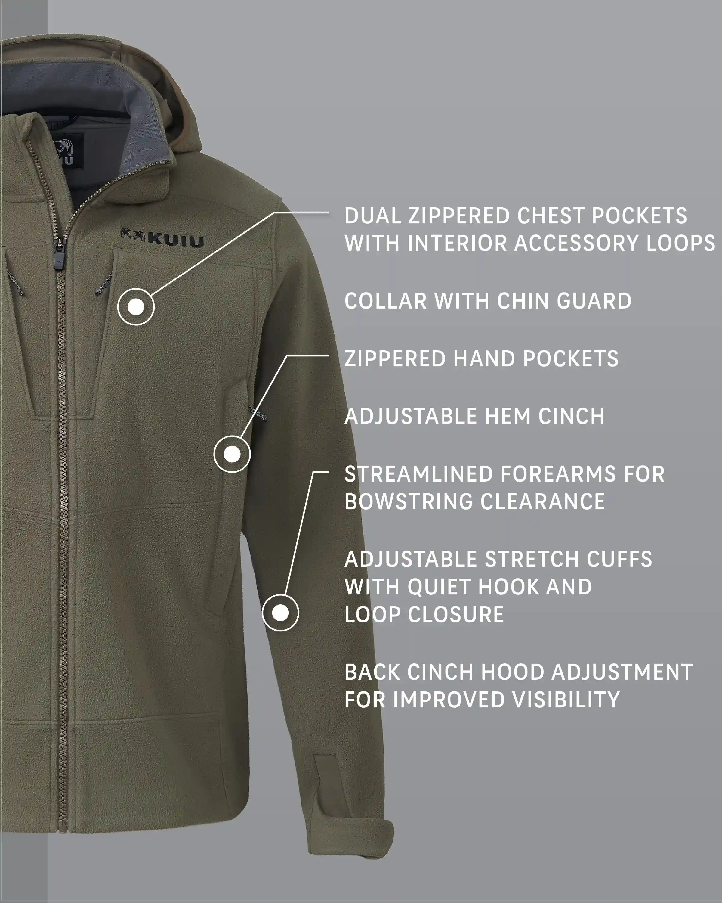 Alternative view of Outlet KUIU Proximity LT Hooded Jacket | Ash
