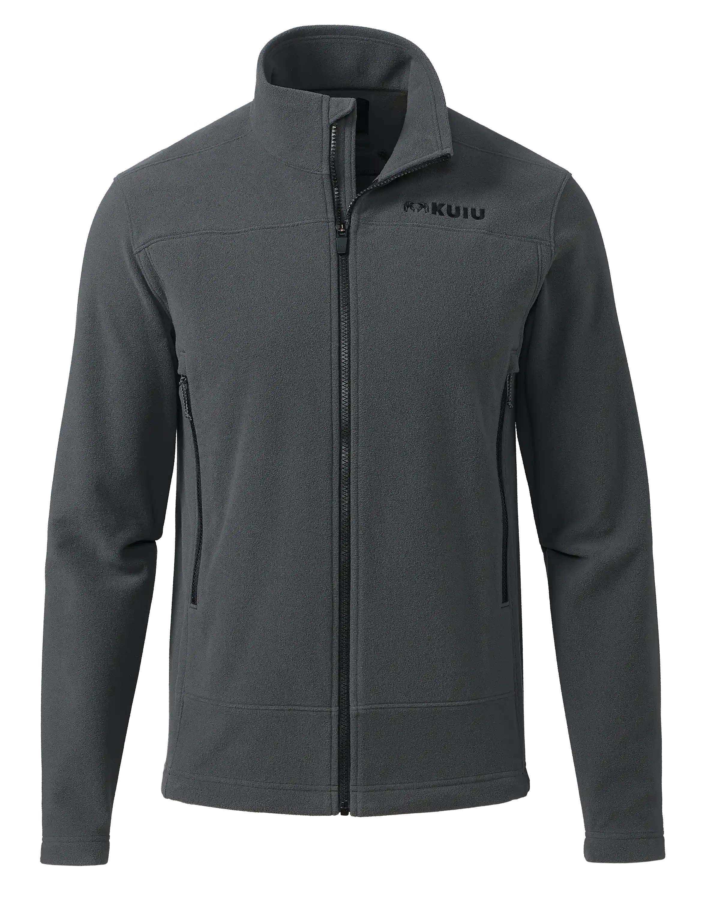 Border Fleece Full Zip | Gunmetal