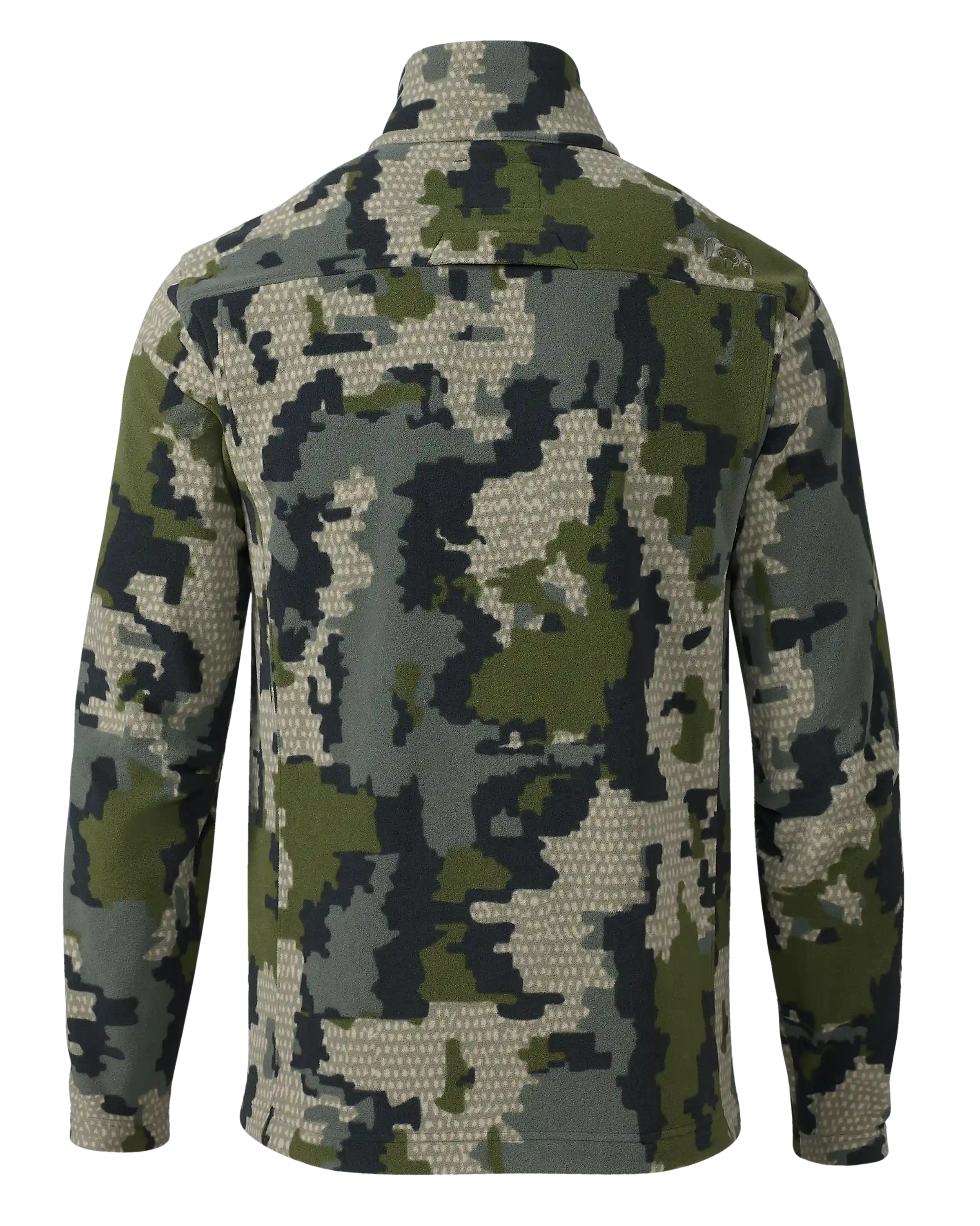Alternative view of Border Fleece Full Zip | Verde