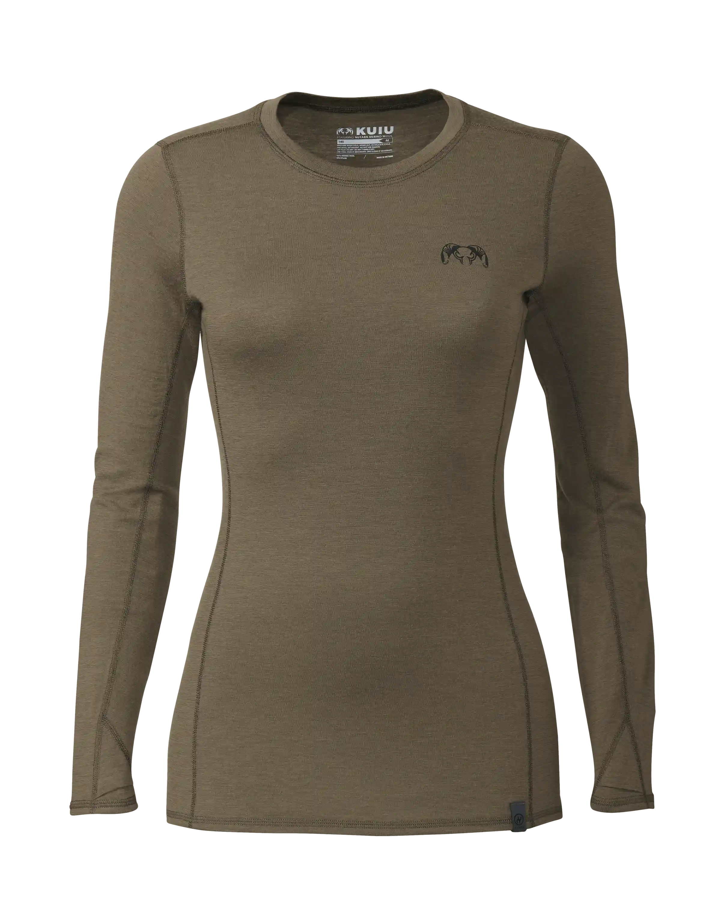Women's ULTRA Merino 145 LS Crew | Ash