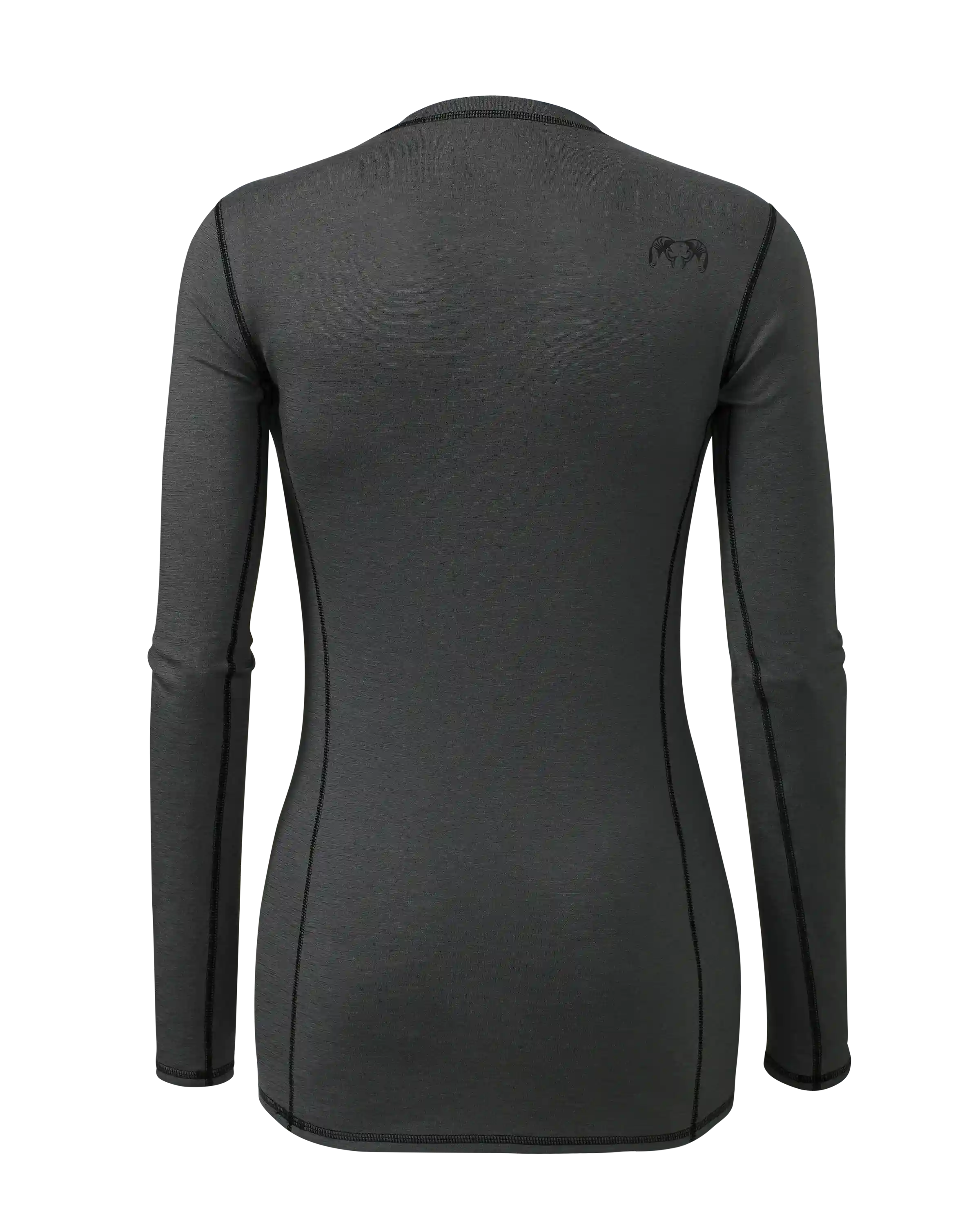 Alternative view of Women's ULTRA Merino 145 LS Crew | Gunmetal
