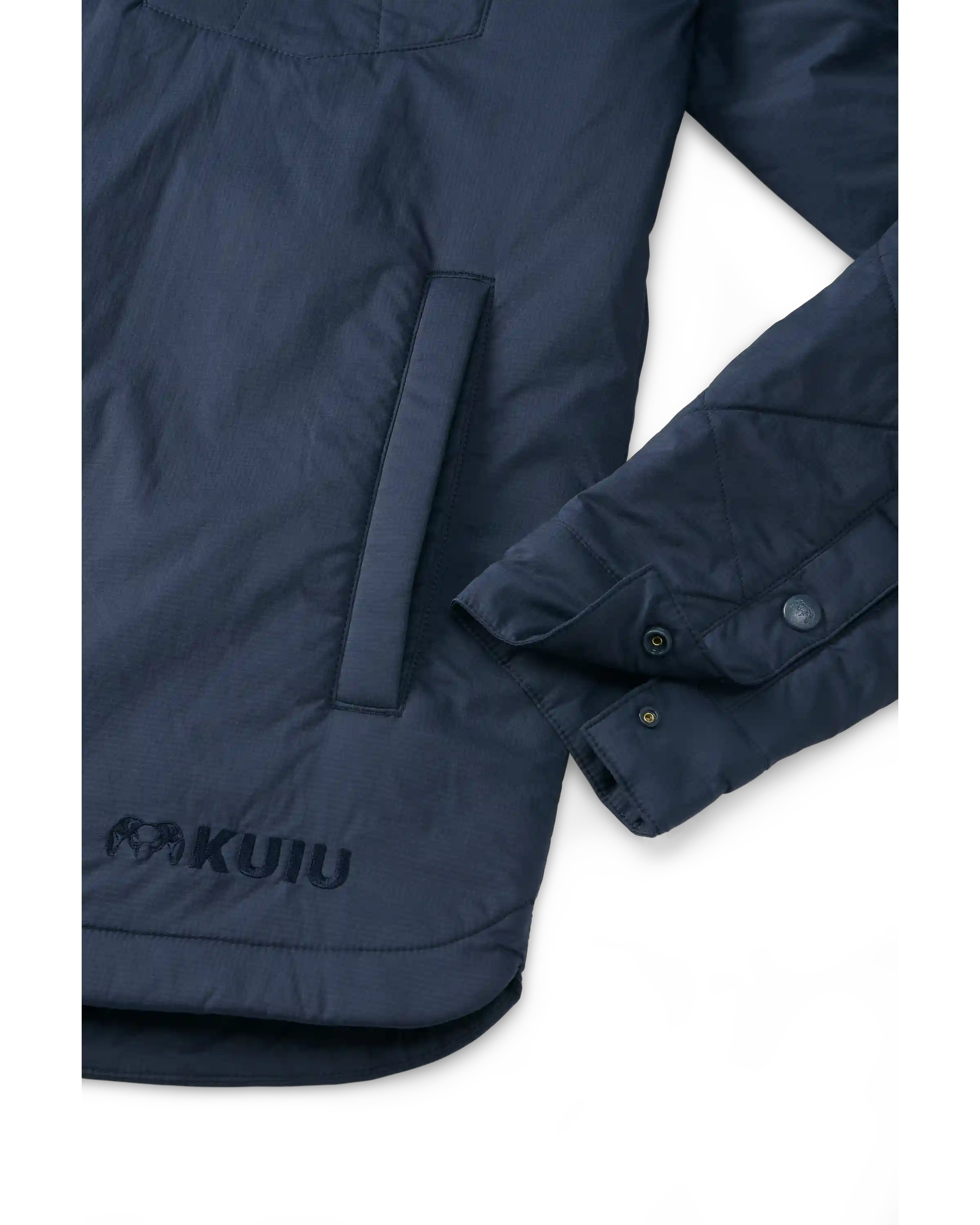Alternative view of Base Camp Insulated Snap Shirt | Steel Blue