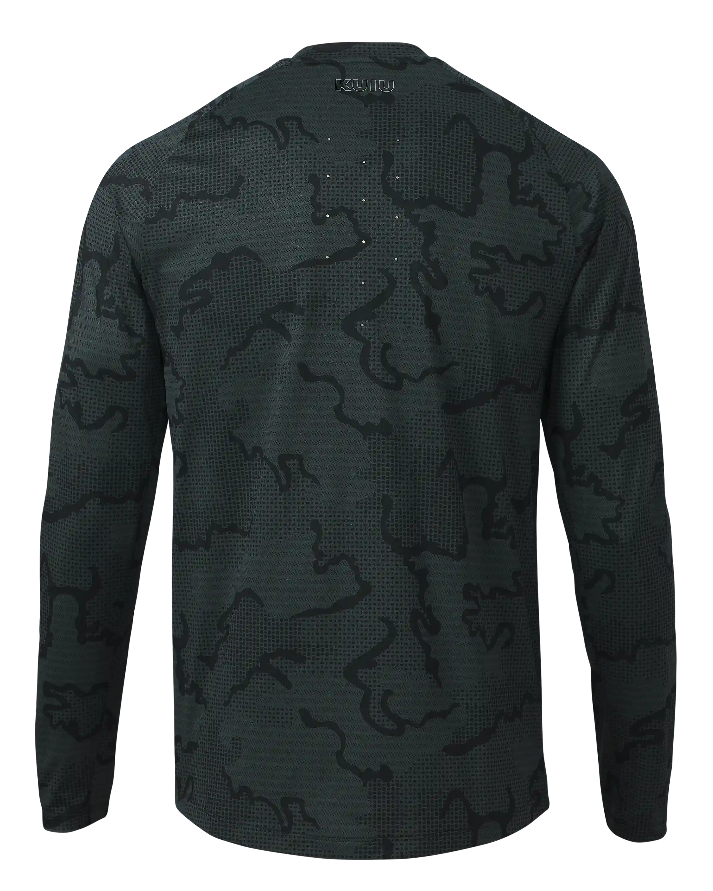 Alternative view of TrailTrainer LS Crew | Dark Iron Tonal