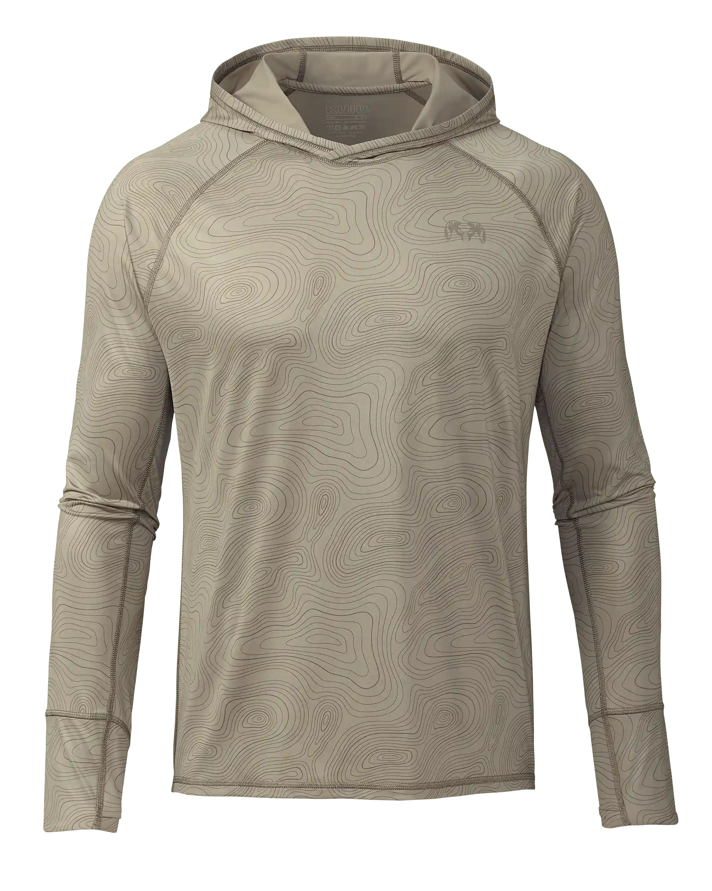 Gila LS Hoodie Topo | Bone Topo Print
