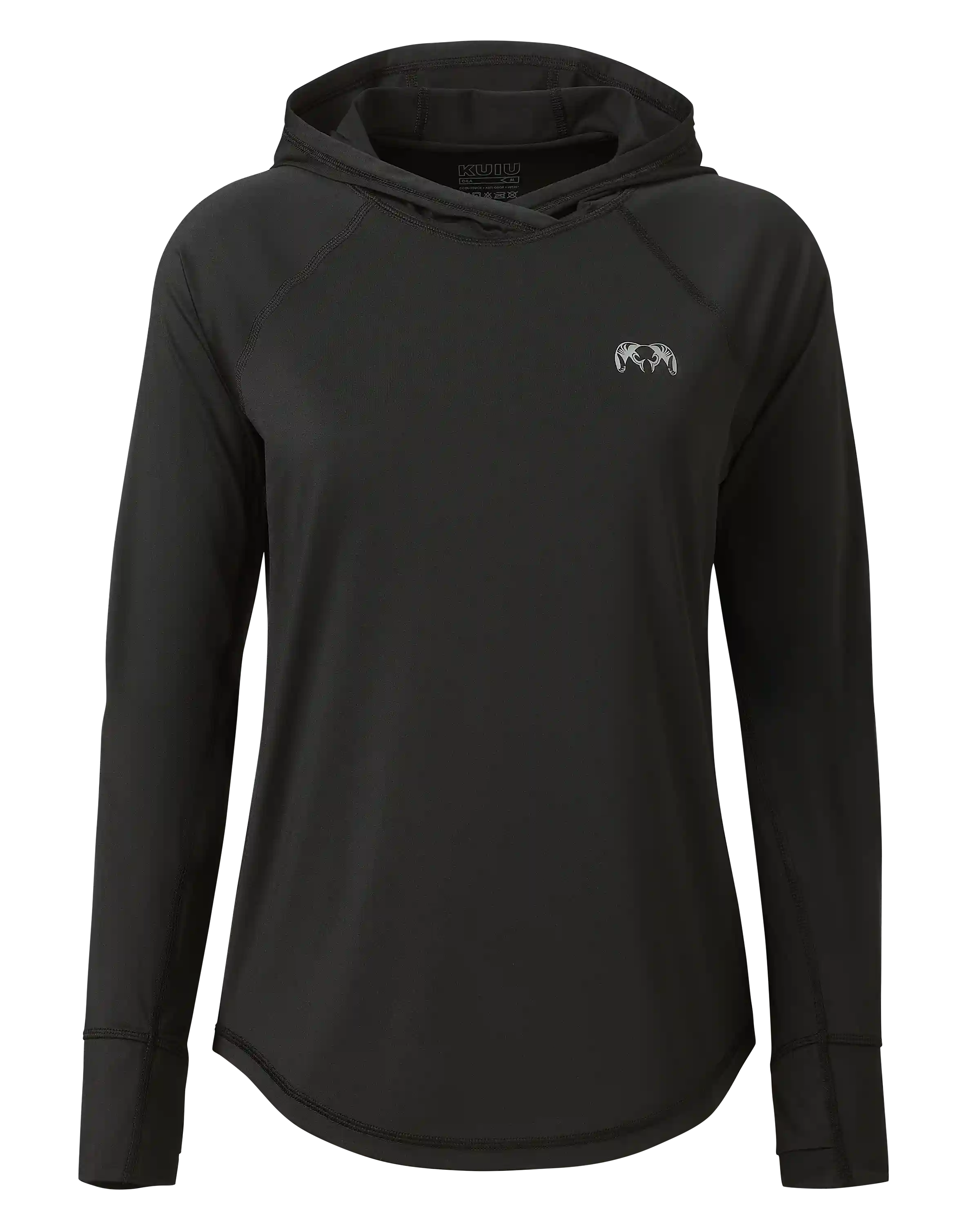 Women's Gila LS Hoodie | Black