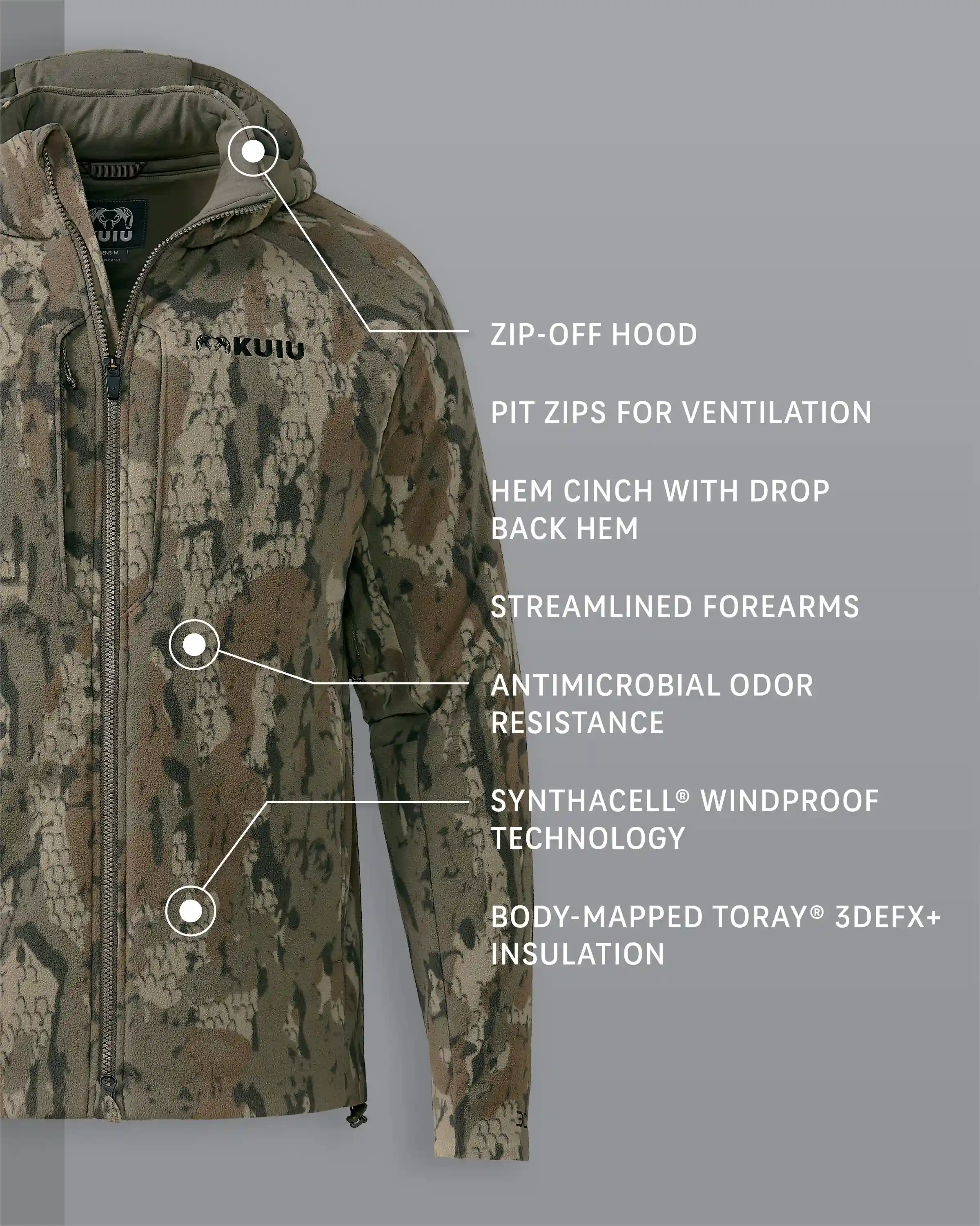 Alternative view of KUIU Proximity Hooded Insulated Jacket | Veros